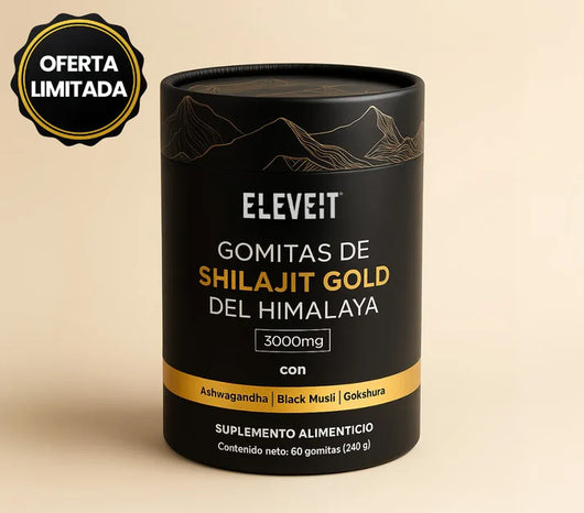 Eleveit Gold Gomitas de Shilajit Puro del Himalaya